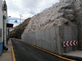 Concluyen los trabajos de asfaltado y construcción de muro de contención en las áreas empresariales de Molina de Segura por los daños ocasionados por la DANA