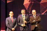 Juan Alfonso Cervantes premiado con la Antena de Plata a profesional de la Televisón de la ARTV de Murcia
