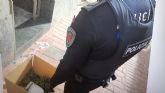 Policial Local de Lorquí detiene a un varón por un presunto delito de tráfico de drogas