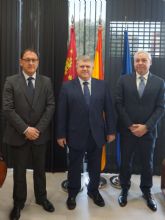 Gaspar Miras y Ginés Campillo se reúnen en Murcia con el nuevo Delegado del Gobierno, José Vélez