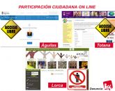 IU Lorca pide al PP que mejore la participación vecinal a través de internet