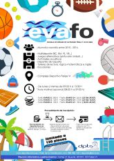 Regresa la escuela de verano de actividad física y ocio (EVAFO) incluyendo aula matinal y más disciplinas educativas