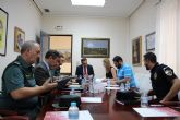 El delegado del Gobierno destaca el descenso de un 5% en las infracciones penales en Alhama de Murcia