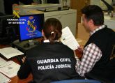 La Guardia Civil detiene a una persona por delitos de daños informáticos y extorsión a una empresa de Fuente Álamo