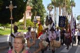 Los rocieros aguileños ponen fin al X Aniversario de la Hermandad con una multitudinaria misa de campaña