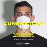La campaña SUMA Y SIGUE, dirigida a los jóvenes, sobre los riesgos del COVID-19 y las medidas de prevención, llega a Molina de Segura el sábado 10 de octubre