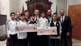 6 jóvenes futbolistas del San Francisco Lorca CD reciben una beca de 500 euros