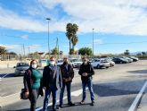 El Ayuntamiento de Lorca culmina las obras del nuevo aparcamiento del Colegio de Campillo y habilita 52 plazas para vehículos y 8 plazas para autobuses escolares