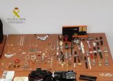 La Guardia Civil detiene en Lorca a dos personas dedicadas a la comisión de robos en viviendas