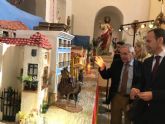 El consejero Javier Celdrán pregona la Navidad en Ojós y visita el Museo de Belenes del Mundo