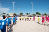 La liga nacional de fútbol playa estrena las nuevas instalaciones del complejo deportivo