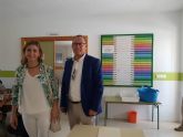 La Alcaldesa de Molina de Segura visita el servicio gratuito de Comedor Escolar de verano para menores cuyas familias carecen de recursos