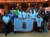 Recepción en el Ayuntamiento de Molina de Segura a los integrantes del equipo de fútbol sala Los Piratas de AFESMO, campeones de la Supercopa Liga FEAFES