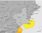 La Agencia Estatal de Meteorología mantiene para la Región de Murcia amarillo de fenómenos costeros