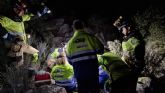 Servicios de emergencias rescatan a una excursionista herida en el municipio de Yecla