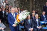 Torres asiste a los actos de conmemoración de los 87 años del bombardeo de Gernika-Lumo, que ya tiene la consideración de Lugar de Memoria