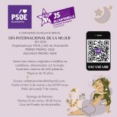 PSOE y JJSS de Alcantarilla convocan el X Certamen de Relato Breve Da Internacional de la Mujer