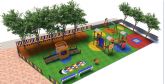 Comienzan las obras de remodelacin y ampliacin del parque infantil de la Plaza de Los Valientes