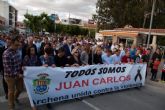 Más de 1.500 personas se solidarizan en una marcha pacífica con el archenero fallecido por apuñalamiento en Molina
