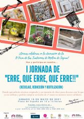 La Concejalía de Artesanía de Molina de Segura organiza la I Jornada ERRE, QUE ERRE, QUE ERRE!! el sábado 15 de mayo
