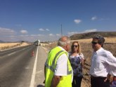 Fomento realiza acciones de conservación y mejora de la seguridad en carreteras de Lorca