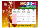 Se modifica el horario de la Biblioteca Municipal “Mateo García” y de la Sala de Estudio con motivo de las fiestas de Navidad