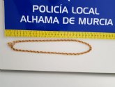 La Policía Local de Alhama detiene a un grupo organizado de nacionalidad extranjera reclamado judicialmente desde Cataluña