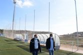 El Complejo Deportivo estrena una nueva red para uno de los campos de fútbol