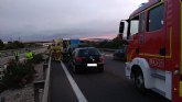 Accidente de tráfico múltiple en la A-30 en Molina de Segura