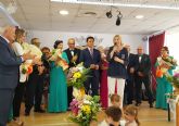 La consejera de Familia asiste a la elección de la reina y las damas del centro municipal de personas mayores de San Javier
