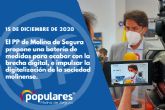 El PP de Molina de Segura propone una batería de medidas para acabar con la brecha digital, e impulsar la digitalización de la sociedad molinense