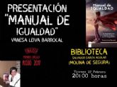 La abogada y escritora molinense Vanesa Leiva presenta el libro Manual de Igualdad el viernes 17 de febrero en Molina de Segura