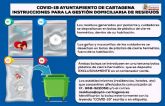 Los residuos de afectados por coronavirus irán exclusivamente al contenedor verde y en bolsas herméticas