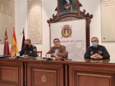 La Policía Local de Lorca identificó en 2021 a 5.460 personas y realizó 3.583 controles a vehículos en el ejercicio de su servicio para garantizar la seguridad de todos los lorquinos y lorquinas