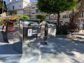 La Plaza de España estrena nuevos contenedores soterrados