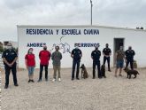 Lorca acoge estos días un seminario en el que participan distintas unidades caninas policiales de la Región de Murcia y de otras comunidades