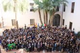 Fernando López Miras recibe en el Palacio de San Esteban a los alumnos extranjeros matriculados este curso en la Universidad Católica San Antonio de Murcia