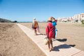 El Ministerio de Medio Ambiente recuperará las playas de Mazarrón afectadas por el temporal