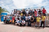 Éxito de participación en la primera travesía a nado por las aguas de la Bahía de Mazarrón