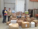 Entregan los 1.130 kilos de alimentos recogidos para los damnificados por el terremoto de Ecuador