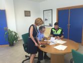 Miembros de la UPROL de Lorca detienen en La Torrecilla a una persona