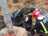 Accidente de tráfico con atrapados en Javalí Nuevo