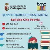 La Biblioteca y el Archivo Municipal han abierto de nuevo sus puertas en Calasparra