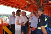 Cruz Roja y Salvamento Marítimo participan en un simulacro en Águilas