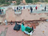 La Policía Local de Lorca disuelve pequeños grupos de personas que hacían botellón en lugares habituales como las instalaciones abandonadas de La Quinta o las cocinas de La Viña