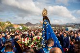 Miles de romeros acompañan a la Purísima Concepción hasta la ermita de Bolnuevo