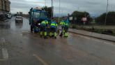 805 personas trabajan esta mañana para que Murcia recupere la normalidad cuanto antes tras las fuertes lluvias