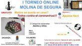 La Concejalía de Educación de Molina de Segura organiza el Primer Torneo de Ajedrez Online, que se celebra el sábado 25 de abril