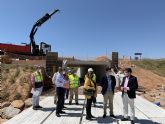 Las obras del nuevo paso peatonal entre Pozo Aledo y San Javier estarán listas en julio