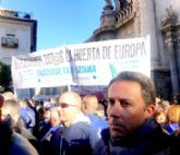 Fulgencio Gil encabezará el lunes en Madrid la representación del PP lorquino en la manifestación en defensa del trasvase y apoyando a nuestro agricultores